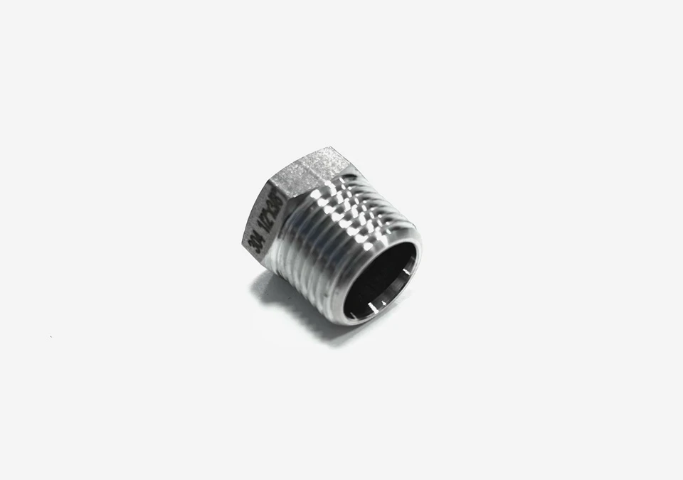 Connector Threaded Stainless 3/8" Female - 1/2" Male BSP