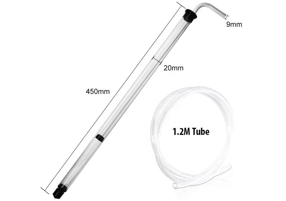 Pump siphon 45cm (Auto) with 1,2m tube