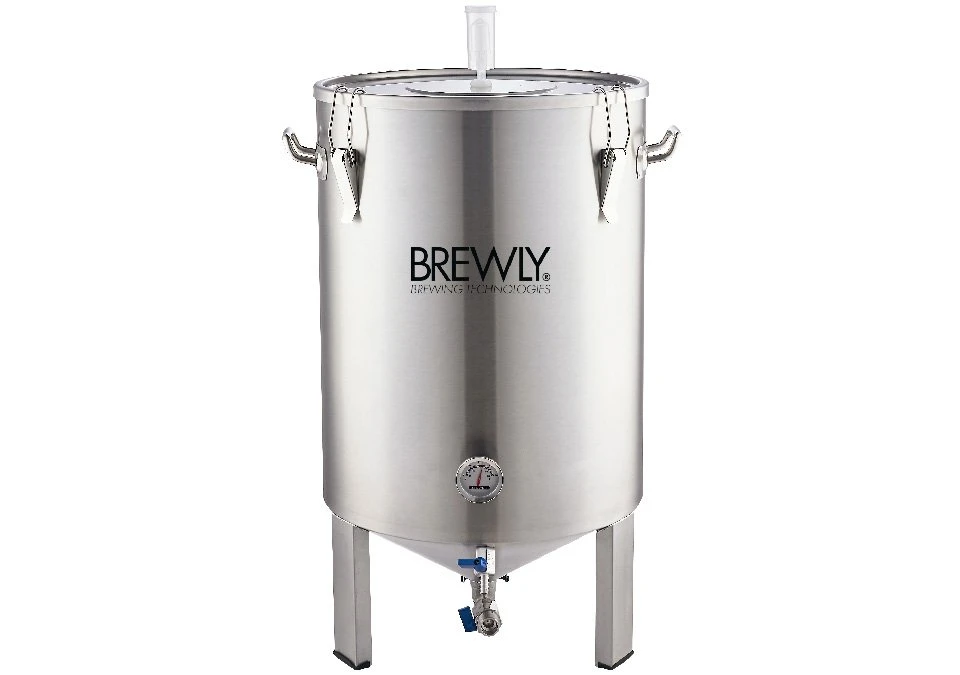 EasyBrew - Cuve de fermentation 30 L - fond conique - 2 robinets -  empilable
