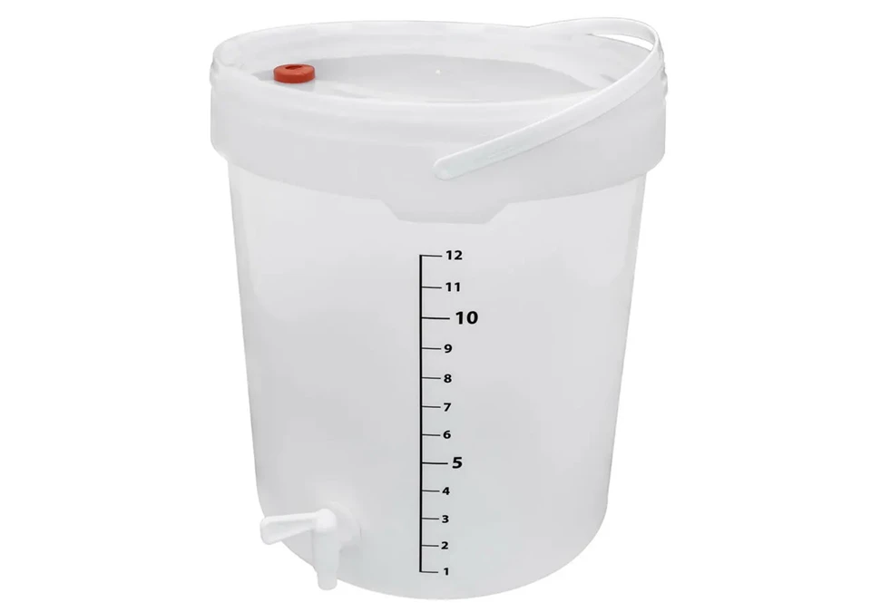 Fermenter 15L with lid and tap
