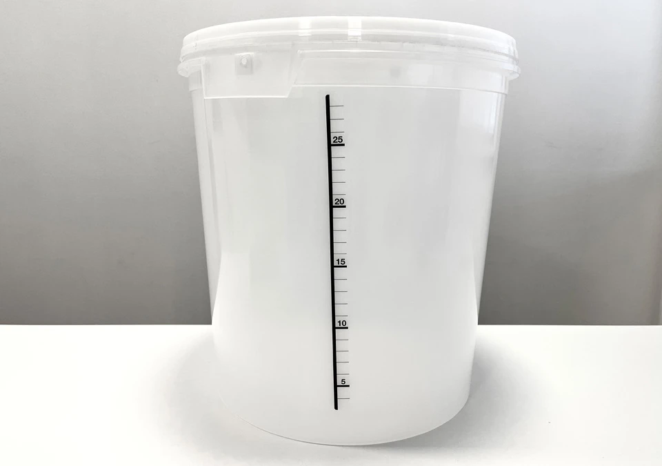 Plastic Fermenter 3-PACK EMB 30L (Lid, Rubber Grommet & Scale)